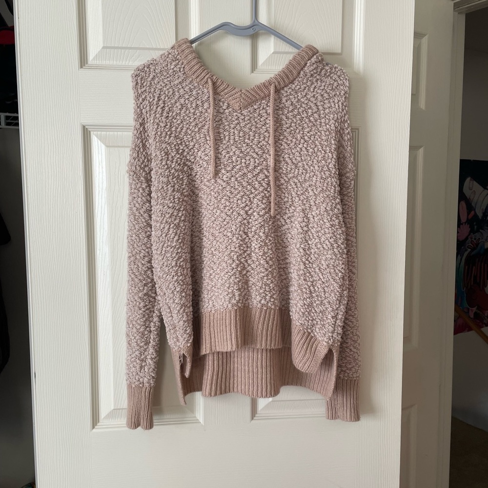 Sweater with hoodie